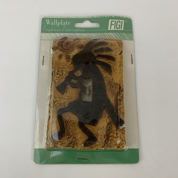 Figi Kokapelli Southwest Single Wallplate Light Switch Cover - Picture 2 of 7